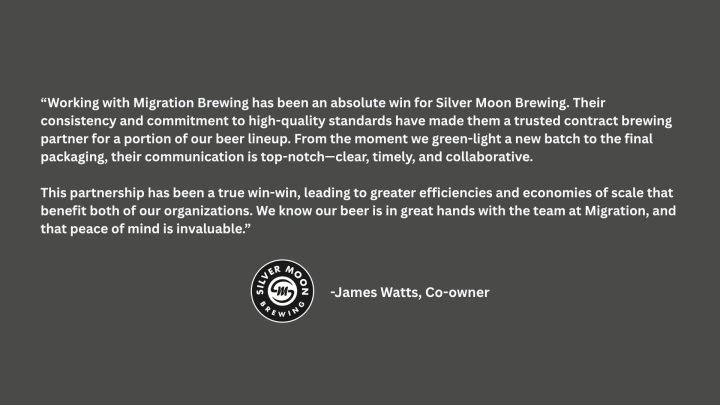 silver moon brewing testimonial